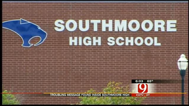 Threatening Message Causes Stir At Southmoore HS