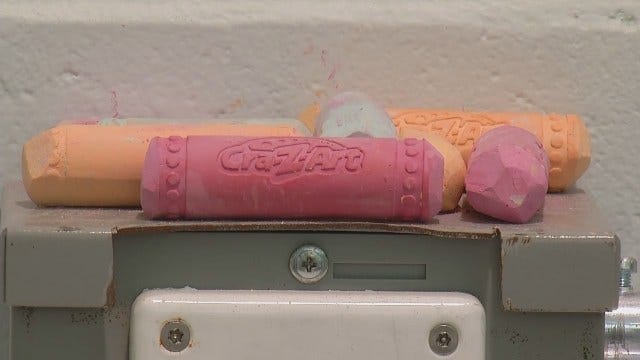 Inmates Express Themselves With Chalk At Rogers County Jail