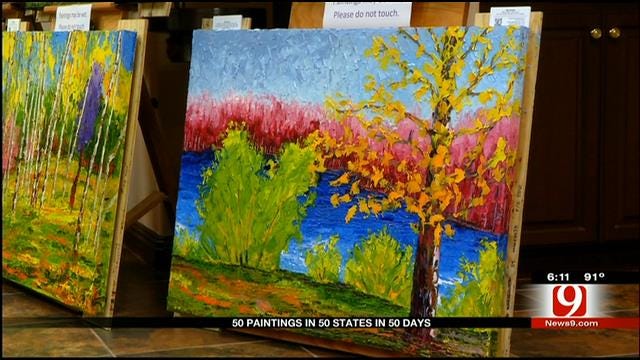 OK Man Sets Out To Paint 50 Landscapes In 50 States In 50 Days