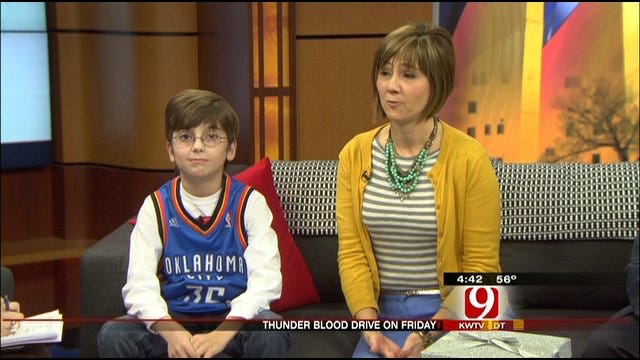 Thunder To Hold Blood Drive Friday