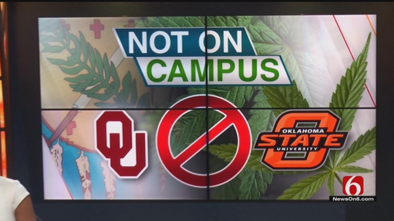 OU, OSU: No Medical Marijuana On Campus