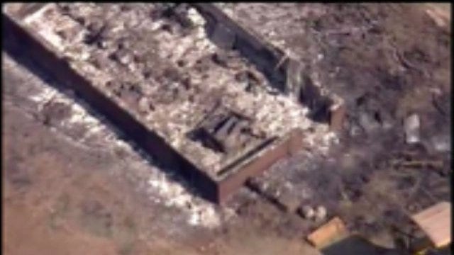 SKYNEWS6 Tours Fire-Damaged Areas In Drumright Sunday