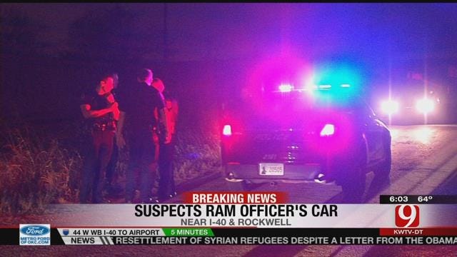 Suspects Ram Police Cruiser During Chase In Yukon