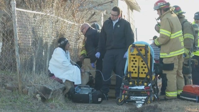 WEB EXTRA: Up To 18 Dogs Taken From Tulsa Home During Fire