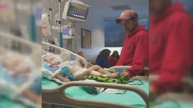 Muskogee 1 Year Old Fights For Life After Emergency Brain Surgery