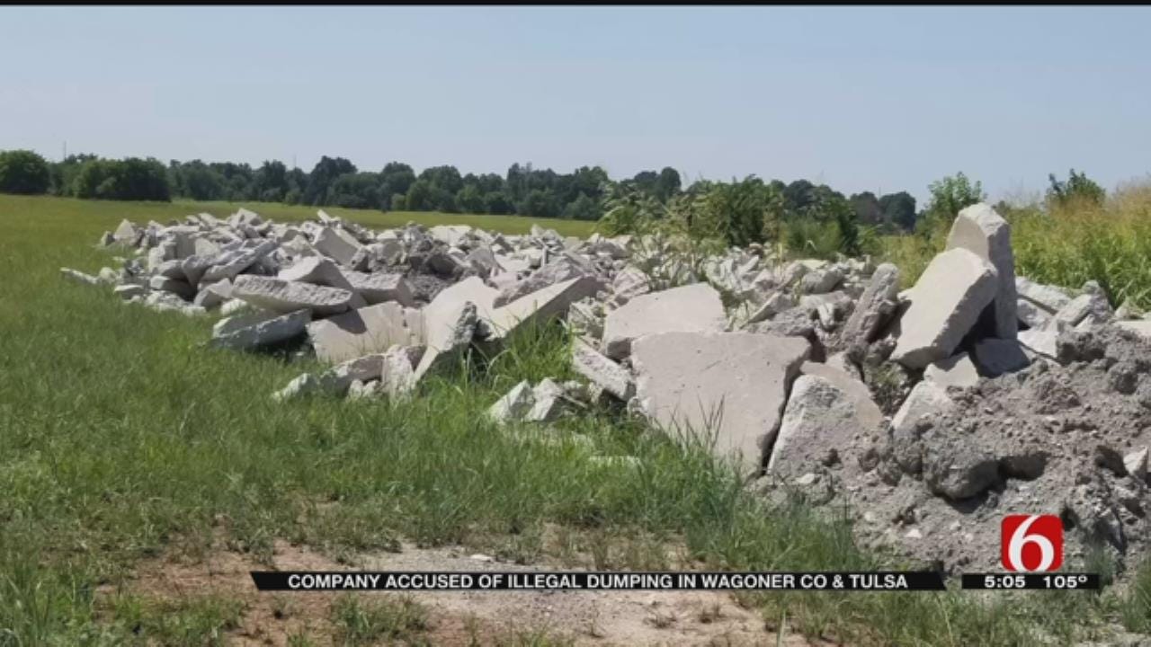 Crossland Construction Accused Of Illegal Dumping In Tulsa County