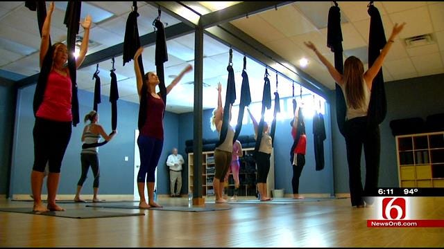 Aerial Yoga Growing In Tulsa Fitness Circles