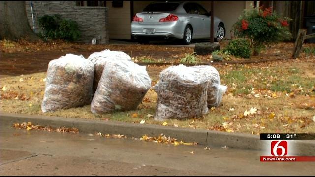City Of Tulsa Dealing With Increase In Green Waste With Falling Leaves
