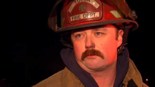 WEB EXTRA: Fire Captain Chad Meyer Talks About The North Tulsa Fire