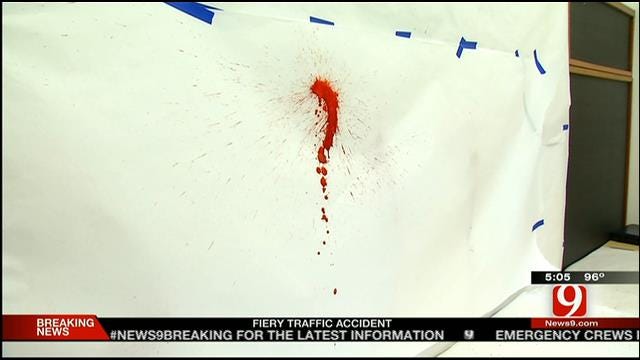 Blood Spatter Training Teaches OSBI Science Behind Crime Scenes