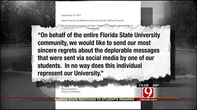 Florida State University Apologizes For Offensive Tweets