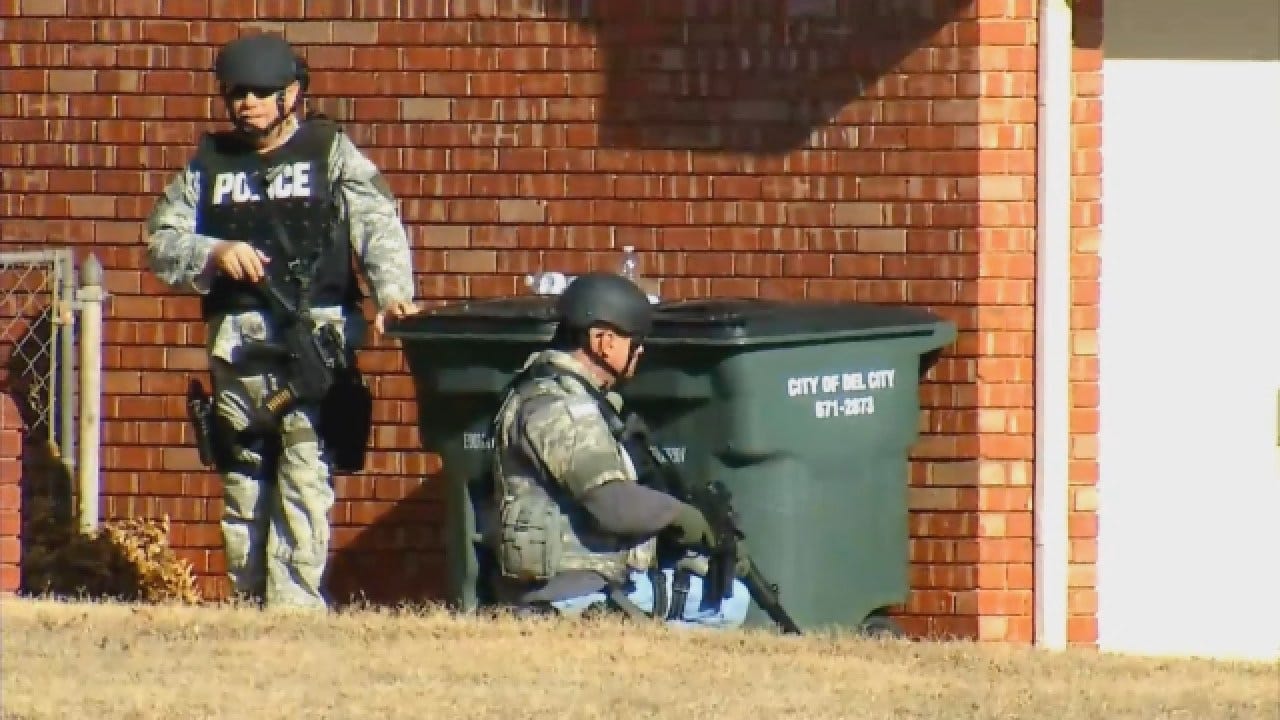 WEB EXTRA: Del City Police Talk About Sunday Standoff