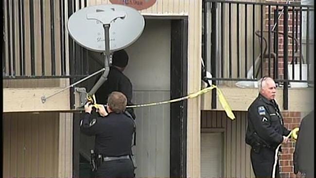 WEB EXTRA: Video From Scene Of South Tulsa Apartment Fatal Shooting Of 4 Women