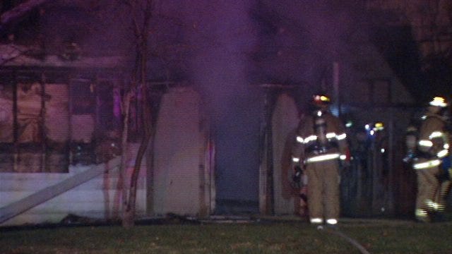 WEB EXTRA: Video From Scene Of East 26th Street House Fire