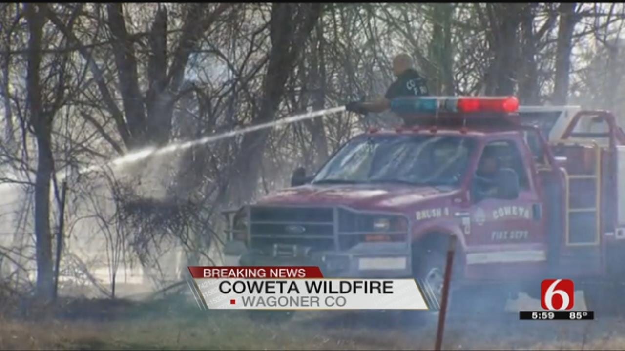 Wildfire Prompts Evacuations In Coweta Area