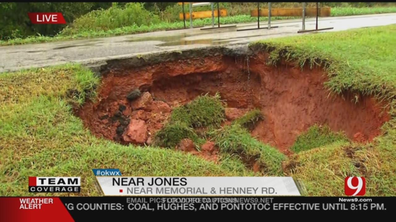 Road Near Jones Washed Out