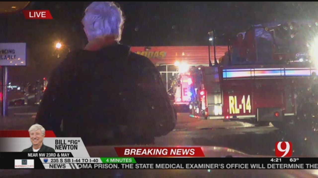 Local Business Catches Fire In NW OKC