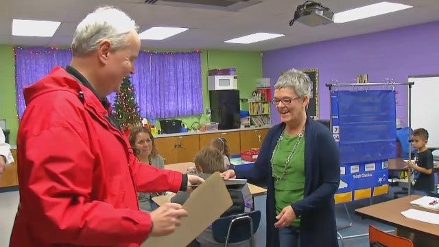 WEB EXTRA: Sand Springs Education Foundation Hands Out Grant Money