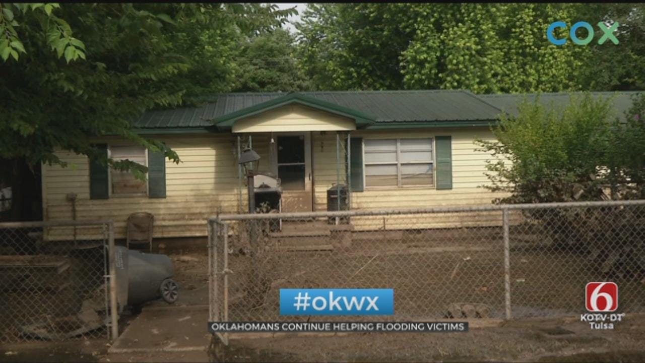 WATCH: Oklahomans Continue To Help Flood Victims