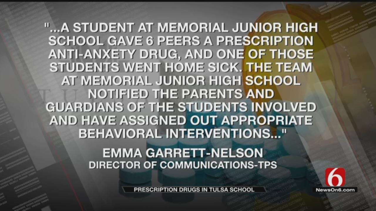 Tulsa Mother Upset After Drugs Handed Out At Son's School