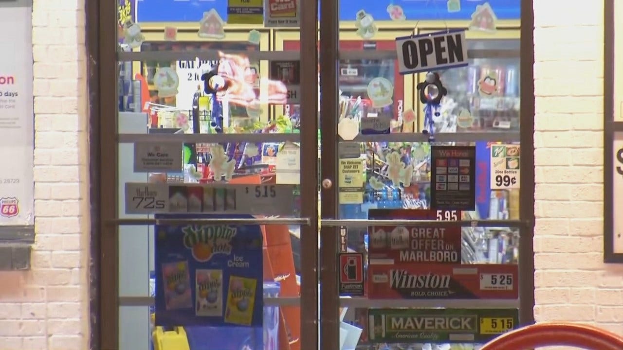 WEB EXTRA: Video From Scene Of Glenpool Store Robbery