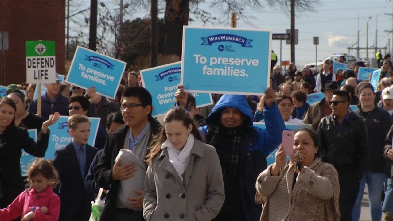 WEB EXTRA: Eighth Annual March For Life In Tulsa