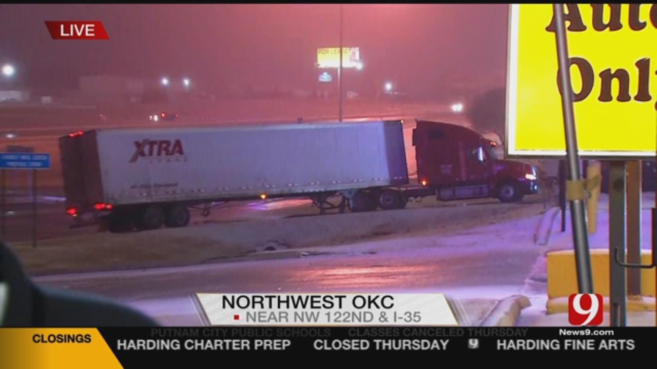 Oklahoma winter Storms Makes For A Busy Day For AAA