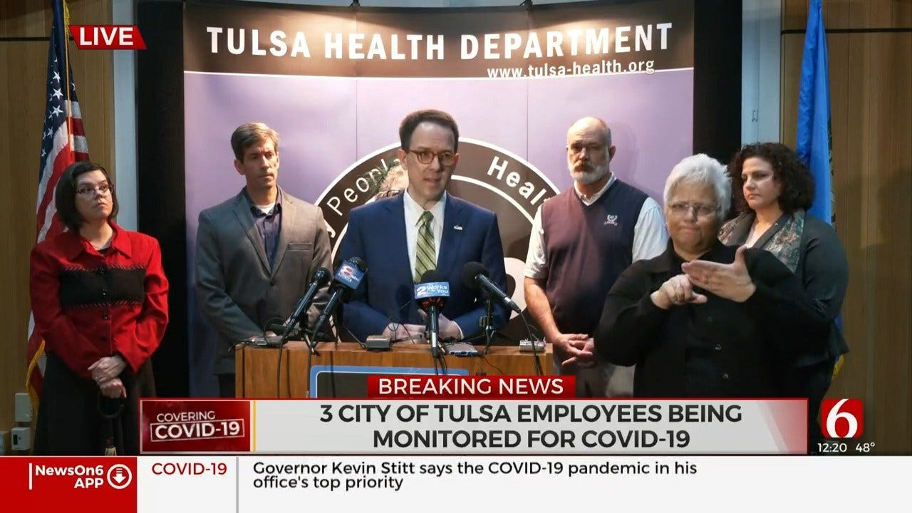 WATCH: Tulsa Health Department Coronavirus (COVID-19) Briefing
