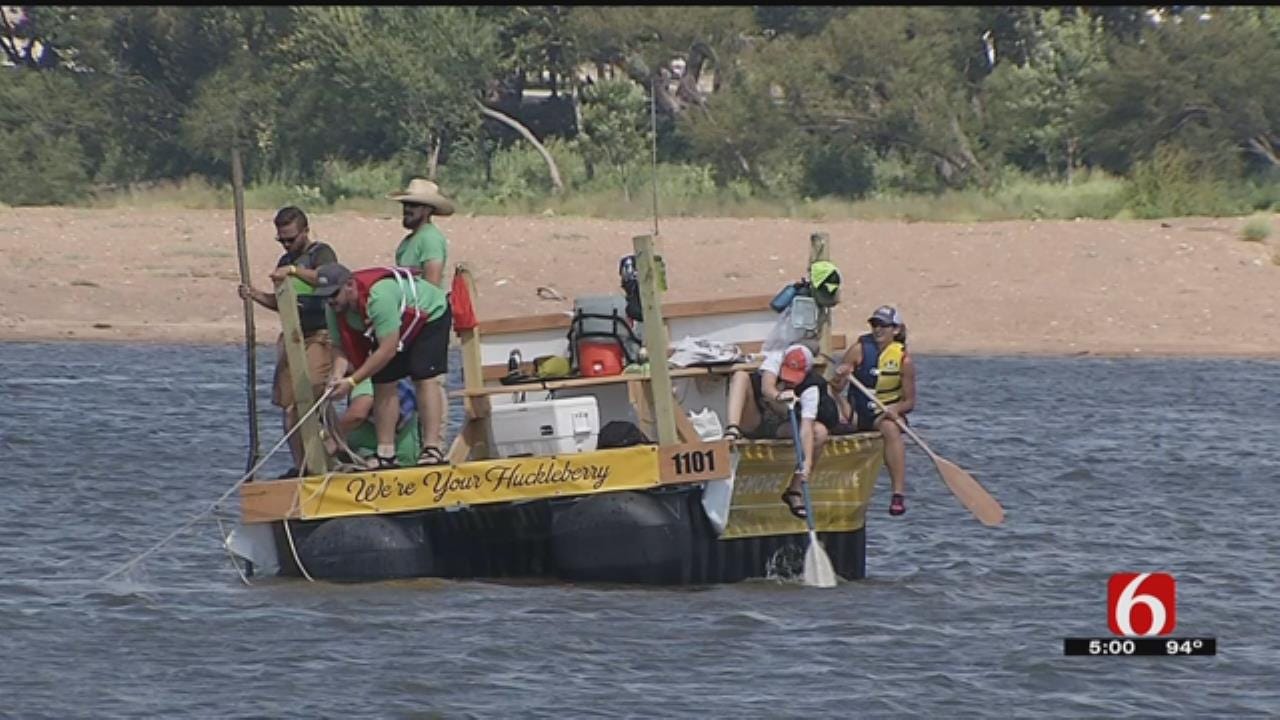 Tulsa's Great Raft Race Brings 200 Watercraft To Arkansas River