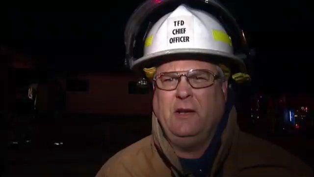 WEB EXTRA: Tulsa Fire District Chief Ronnie Cole Talks About East Tulsa House Fire
