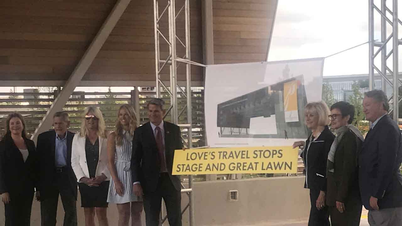 Scissortail Park Stage Named For Love’s After Large Donation
