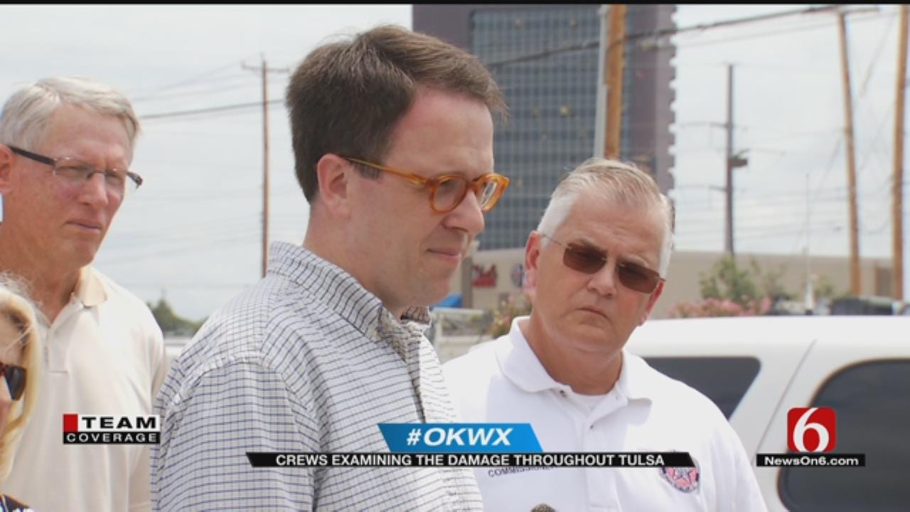 Tulsa Mayor Gets First Look At Tornado Damage