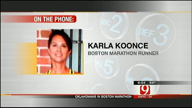 Oklahoma Runner Karla Koonce Talks About Boston Bombings