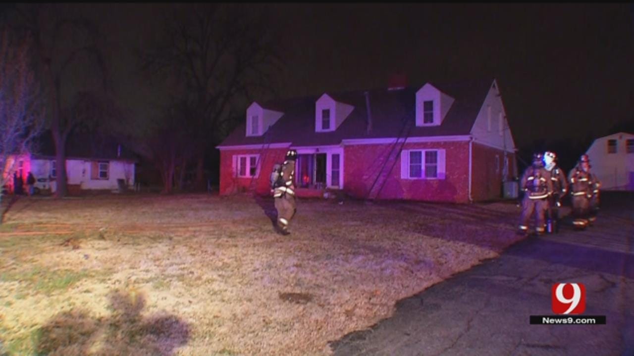 OKC Woman Lucky To Escape Early Morning Fire