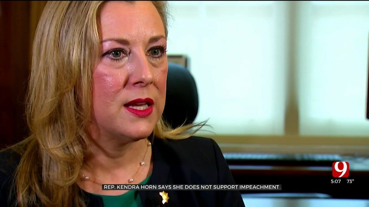 Rep. Kendra Horn Says She Does Not Support The Impeachment Inquiry Against President Trump