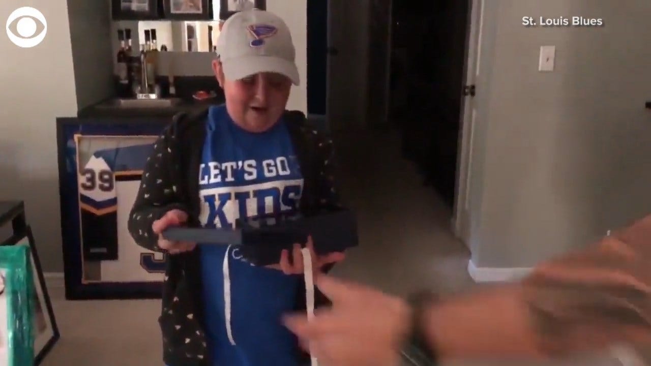 St. Louis Blues Surprise Superfan With Championship Ring