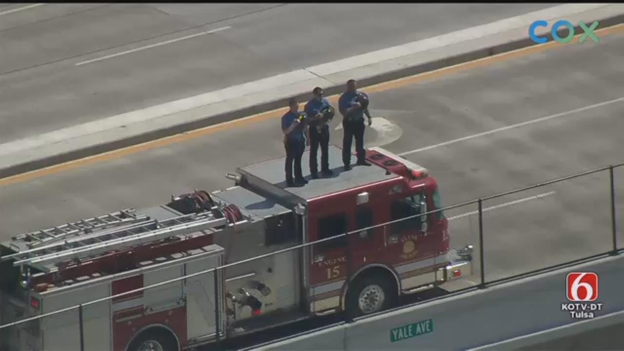 WATCH: Fallen Tulsa Firefighter Honored With Escort To Claremore