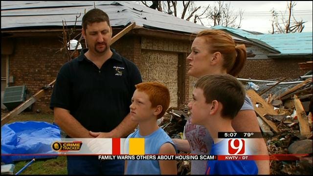 Moore Family Warns Of Housing Scams Following Tornado