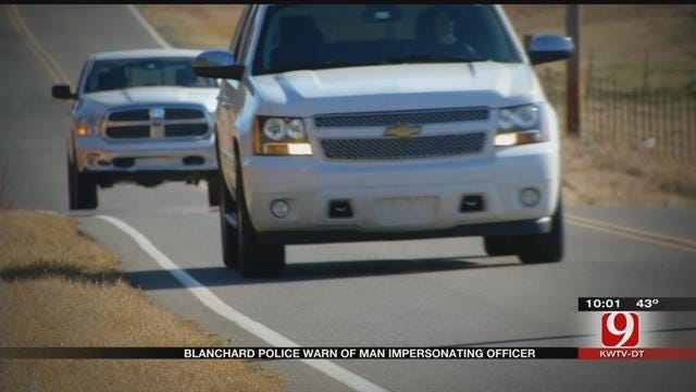 Blanchard Police Warn Of Man Impersonating Officer