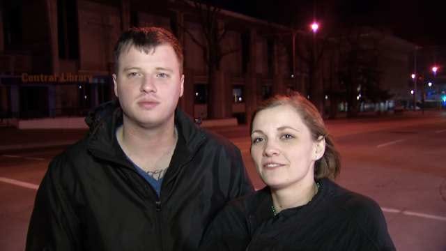 WEB EXTRA: Emily Burger And Bryan Fanster Talk About Downtown Tulsa Crash