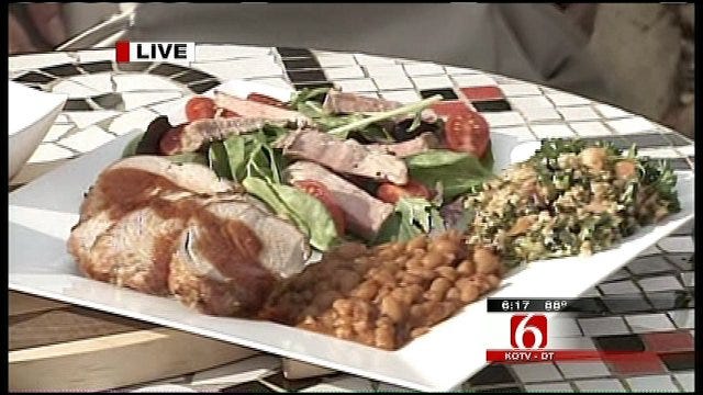 Trav's Backyard BBQ: Pork Chimichurri Salad