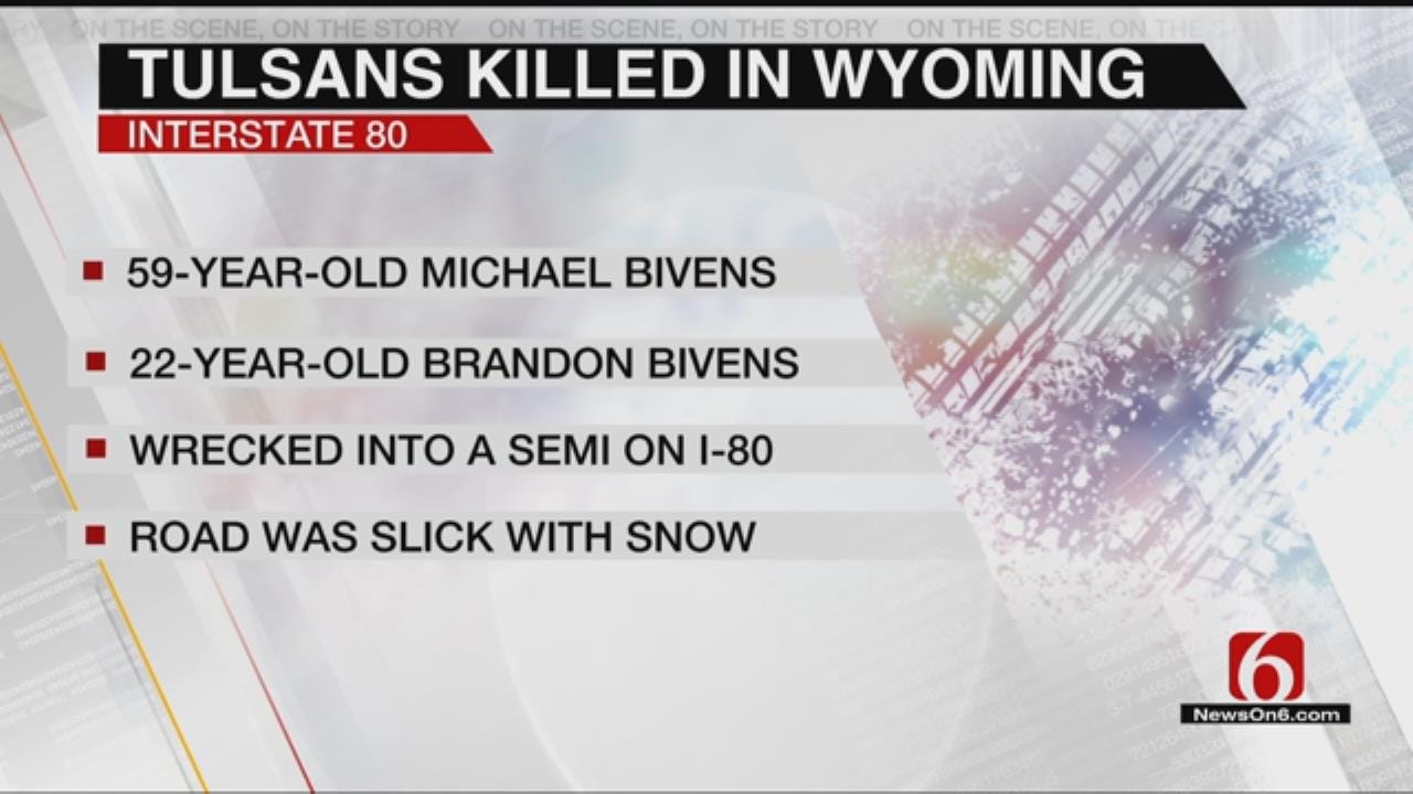 2 Tulsans Killed In Wyoming Crash
