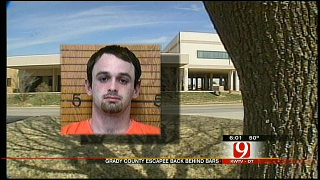 Grady County Jail Escapee Captured In Blanchard Tuesday Morning