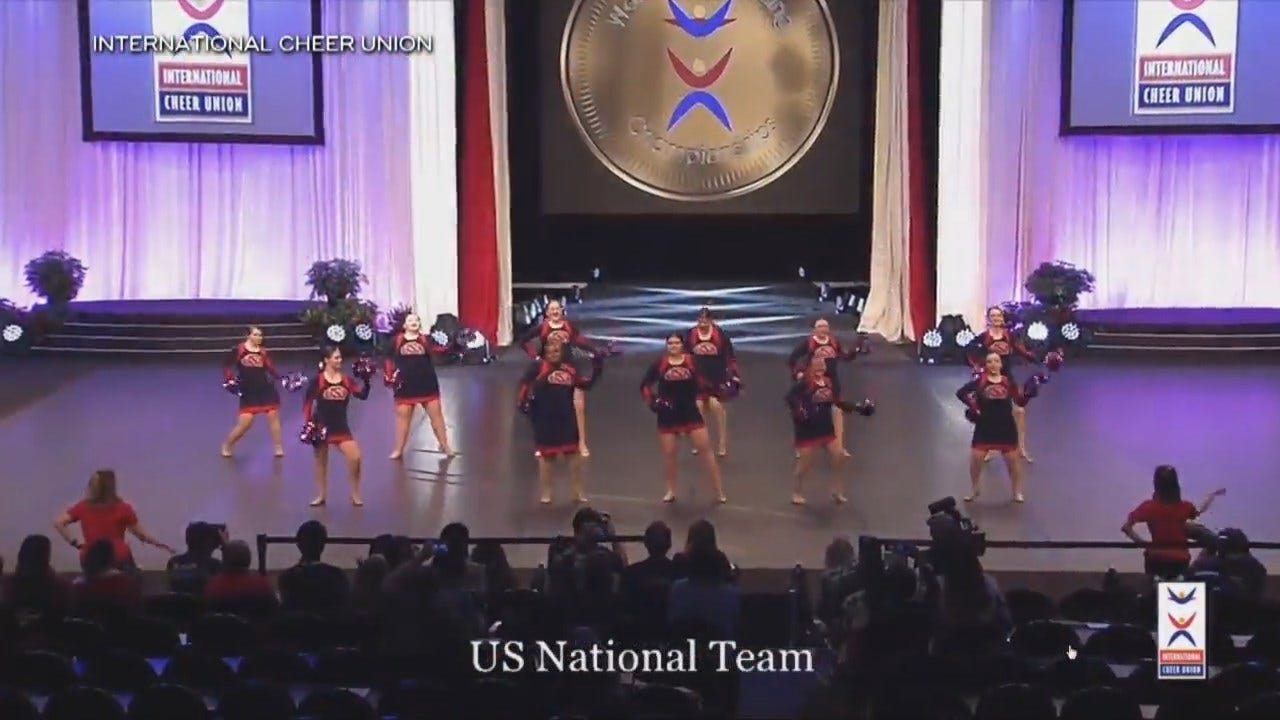 Special Olympic Cheerleading Teams Compete At The World Championships