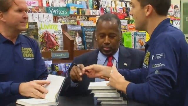 WEB EXTRA: GOP Presidential Candidate Dr. Ben Carson At Tulsa Book Signing