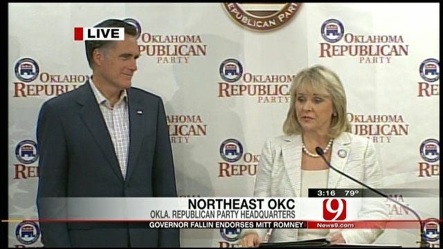 Mitt Romney Campaigns In Oklahoma City, Part I