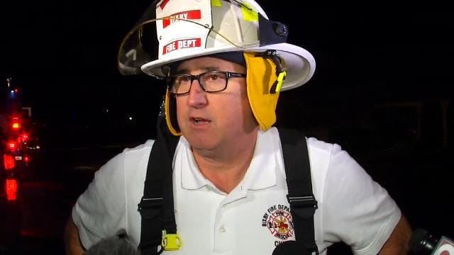 WEB EXTRA: Bixby Fire Chief Bryan Wood Talks About House Fire