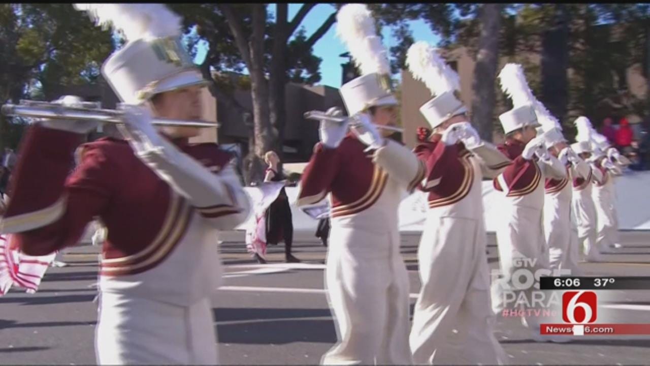 Green Country Bands March In National New Year's Day Celebrations