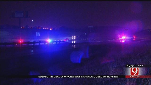 Suspect In Deadly Wrong-Way Crash Accused Of 'Huffing'