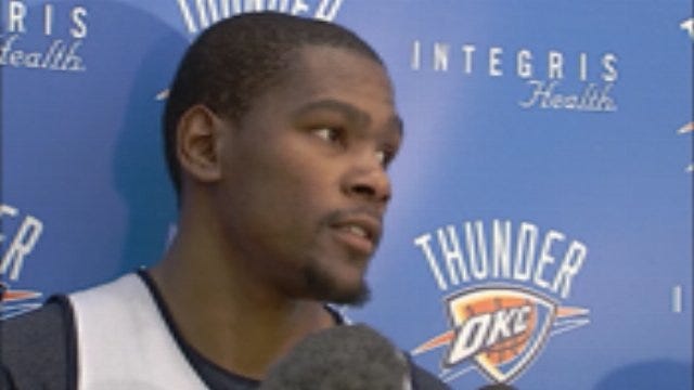 Kevin Durant Speaks To The Media